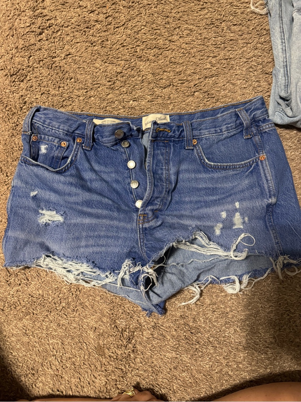 Universal Thread Distressed Blue Denim Cutoff Shorts